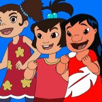 Lilo Yuna and Ai (Three Girls)