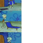 3 panel squidward chair template