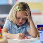 Crying desk coloring