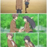 Bunny Girl Senpai Slap