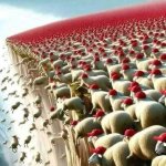 Trump MAGA sheeple flock sheep cliff lemmings