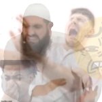 He left all caps on (extended) meme