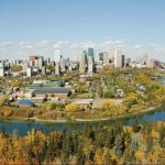Edmonton view from above