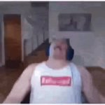Bald guy rage GIF Template