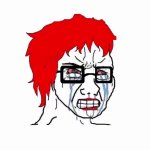 Crying feminist wojak