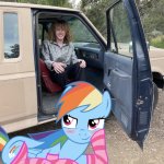 Liam Keel X Rainbow Dash Truck meme