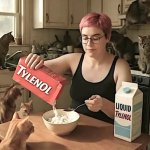 Wokester devouring Tylenol