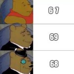 what was I thinking while I was doing this | 6  7; 69; 68 | image tagged in fancy pooh,memes,funny memes,funny meme,meme,why are you reading the tags | made w/ Imgflip meme maker