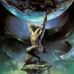 Atlas holding earth