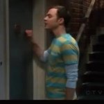 sheldon knocking GIF Template