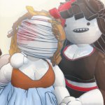 Claire Von Ferrarai and Maeve McGowan meme