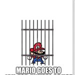 Mario goes to jail 4 animal abuse 64 | MARIO GOES TO JAIL FOR ANIMAL ABUSE | image tagged in switch 2 box art maker | made w/ Imgflip meme maker