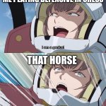 Gundam I'm a genius | ME PLAYING DEFENSIVE IN CHESS; THAT HORSE | image tagged in gundam i'm a genius | made w/ Imgflip meme maker