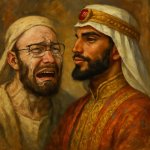crying soyjak chad arab prince