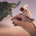Angry Dragon vs Chill Dragon meme