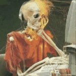 waiting skeleton