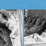 Atlases holding and lying