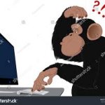 Monkey on Computer