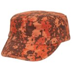 Red Camouflage Military Cap