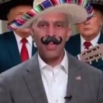 Hakeem Jeffries in a sombrero template