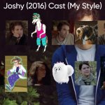 Joshy (2016) Cast (My Style) | image tagged in joshy 2016 cast my style,meme,memes,spoof cast,joshy,characters | made w/ Imgflip meme maker