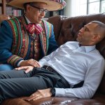 Hakeem Jeffries with Mexican therapist