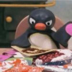 Angry penguin