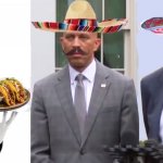 Trump serves up tacos for Hakeem and Schumer