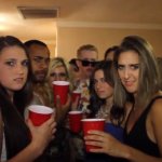party girls judging you