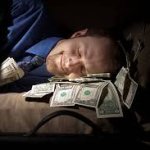 Man Sleeps With Money
