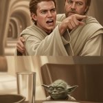 Angry Anakin yelling at Yoda meme