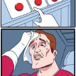 triple choice red button