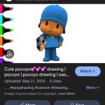 Pocoyo with gun