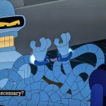 Bender handcuffed