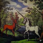 Unicorn deer