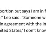 Pope Leo on abortion