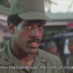 This massacre was the work of ninjas