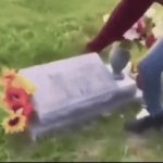 Visiting graves GIF Template