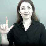 'ILY (I love you)' in sign language meme