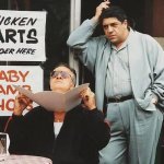 Pauly from Sopranos Sunning With Pussy in Background