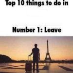 Top 10 things to do in blank meme