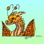 Fruitbat1Z's drawing from scratch.mit.edu angry dragon