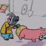 Eddy buffing pig