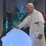 Pope Blessing Ice