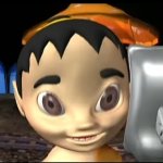 Weird Kid having head fluid
