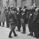 Nazis arresting men