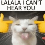 LALALA I CAN’T HEAR YOU