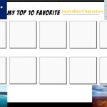 Top 10 Favorite Australian Characters Meme