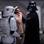 Stormtrooper and Vader