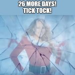 Do not go to a target or listen to public radio November-January. (Unless u like the song or something) | 26 MORE DAYS!
TICK TOCK! | image tagged in mariah carrey defrosting,funny,memes,all i want for christmas is you | made w/ Imgflip meme maker